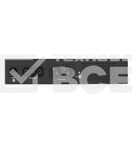 Источник бесперебойного питания ExeGate ServerRM UNL-800.LCD.AVR.2SH.3C13.USB.2U 800VA/480W, Color LCD, AVR, 2*Schuko+3*C13, USB, 2U, установка в стойку, черный
