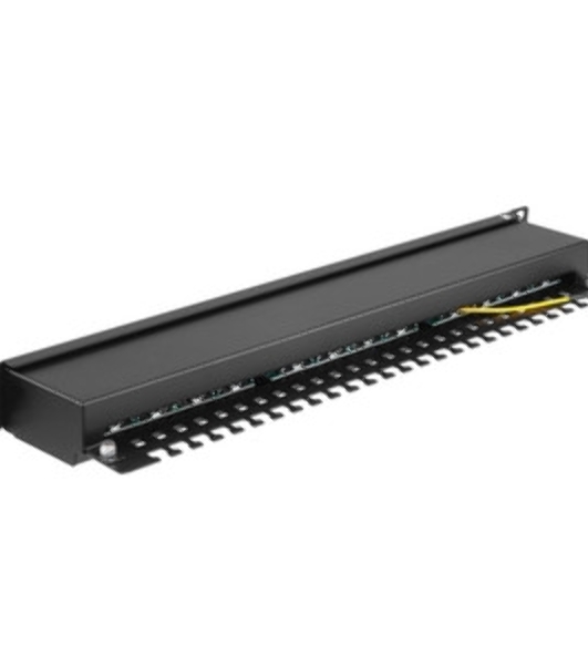 Патч-панель ITK PP24-1UC5EF-K05-G 1U кат. 5Е FTP 24 порта (Krone) GENERICA