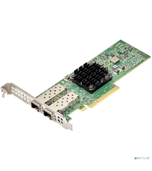 Сетевой контроллер NetXtreme P210p BCM957412A4120AC 10Gb Dual Port SFP PCI-E LP SGL (BCM957412A4120AC) SGL NX-E Dual-Port 10GbE SFP+ Ethernet Adapter