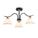Светильник Ambrella light TR3161/3 BK/FGD черный/золото E27/3 max 60W D580*300, фото7