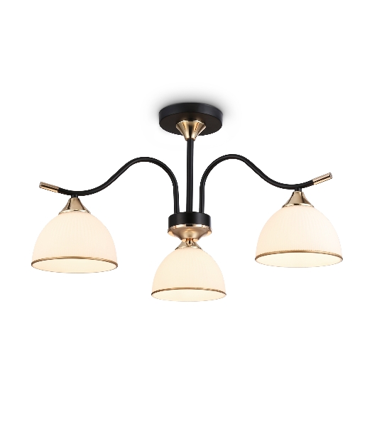 Светильник Ambrella light TR3161/3 BK/FGD черный/золото E27/3 max 60W D580*300