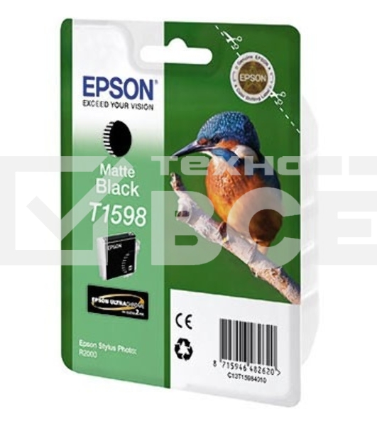Картридж струйный Epson C13T15984010 черный матовый (850 стр) для Epson St Ph R2000