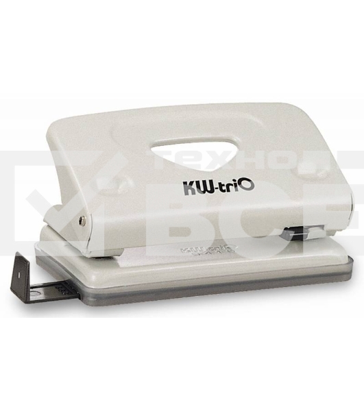 Дырокол Kw-Trio Classic Mini 09410 макс.:10лист. металл ассорти с линейкой