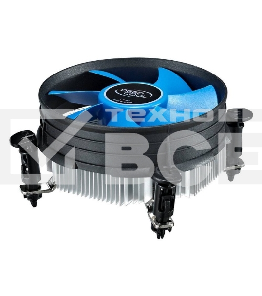 Кулер для процессора DEEPCOOL CK-11509 черный, 92 мм, алюминий, 2200 об/мин, 26.8 дБ, 3 pin, 65 Вт, 56 мм