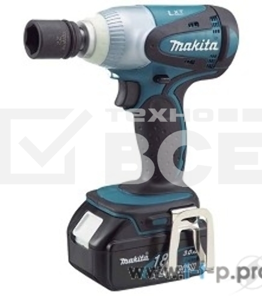 Гайковерт Makita DTW251RME Гайковерт аккумуляторный ударный DTW251RME 18В,2х4Ач Li-ion,0-3200у\м,230Нм,квадрат 1\2',1.7кг,чем,подсв,М10-М16