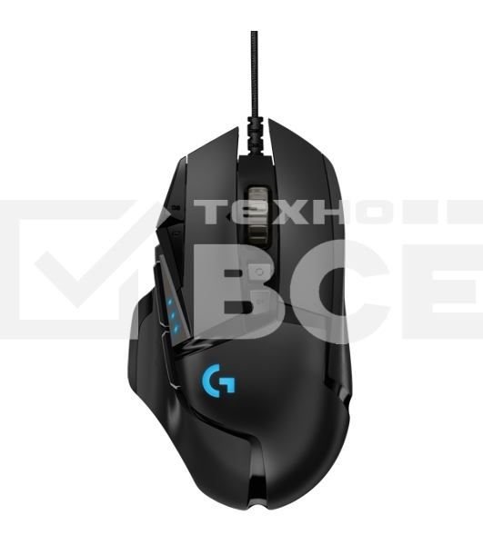 Мышь беспроводная/проводная Logitech G502 LIGHTSPEED черный, 25600 dpi, радиоканал, USB, кнопки - 11