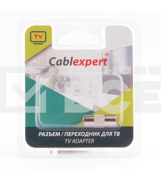Переходник Cablexpert APL-TVMTVM-01, TV (папа) / TV (папа), блистер