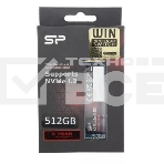 Накопитель SSD Silicon Power P34A60, 512GB, M.2 2280, PCIe 3.0 x4, NVMe, R/W 2200/1600, фото5