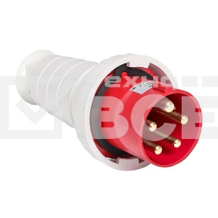 Вилка эл. каб. 63А 3P+РЕ+N 380В IP67 (035) EKF ps-035-63-380