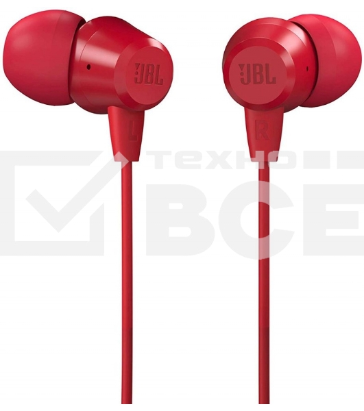 Гарнитура JBL C50HI красный