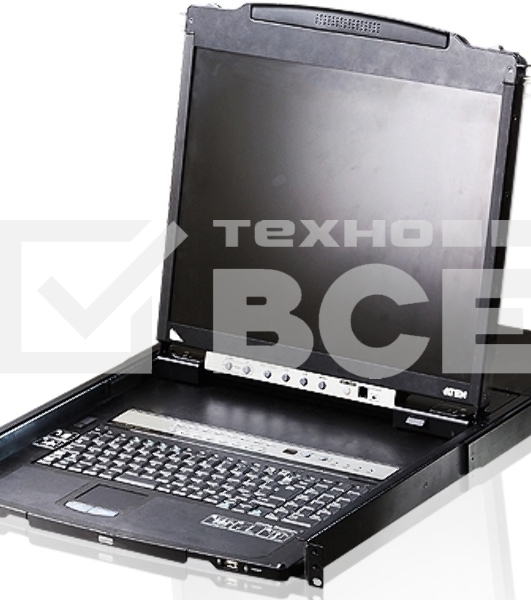 Kvm консоль ATEN 8P Dual RAIL LCD KVMP SWITCH 19INCH (CL5808NR)