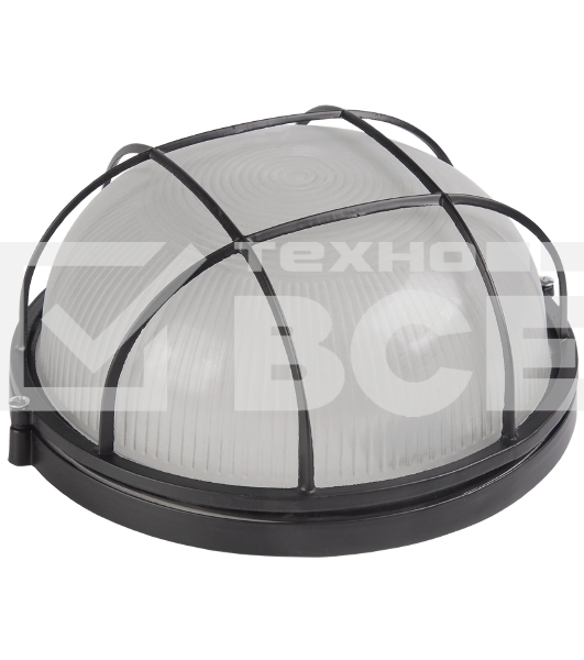 Светильник Iek LNPP0-1302-1-060-K02НПП1302 черный/круг с реш.60Вт IP54ИЭК