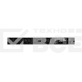 Блок распределения питания CyberPower PDU PDU41005  (PDU20SWHVIEC8FNET) 1U type, 16Amp, plug IEC 320 C20, (8) IEC 320 C13