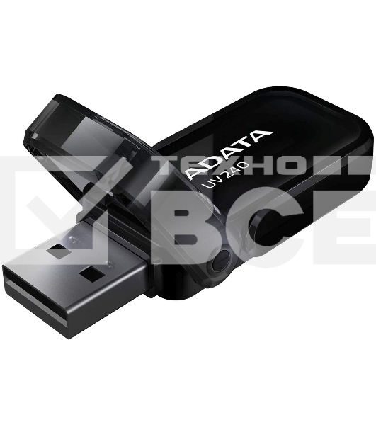 Флеш диск 32GB ADATA UV240, USB 2.0, Черный