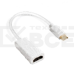 Кабель-адаптер Type C-HDMI ExeGate EX-CM-HDMI2F-0.1 (USB Type C/19F, 4K@120HZ 8K@ 30Hz, 0,1м), фото4