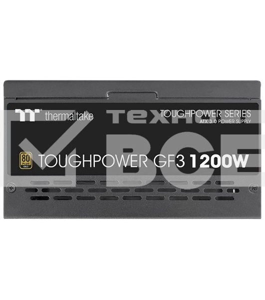 Блок питания Thermaltake Toughpower (GF3 PS-TPD-1200FNFAGE-4) 1200Вт, 80 PLUS Gold, 135мм, модульный, черный