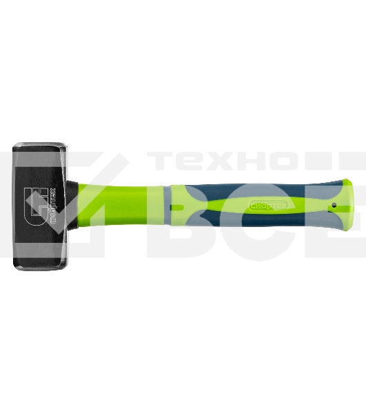 Кувалда Сибртех 1000г фибергласовая обрезиненная рукоятка