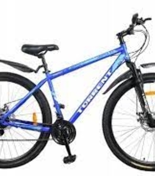 Велосипед Torrent Impulse (рама СТАЛЬ 18'', внедорожный, 21 скорость, SHIMANO, колеса 29д)29'' / 18'' сталь/ Серо-голубой