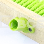 Щетка Сибртех деревянная для пола,400 мм5 рядтулейка с резьбой под углом, без черенка, фото 1