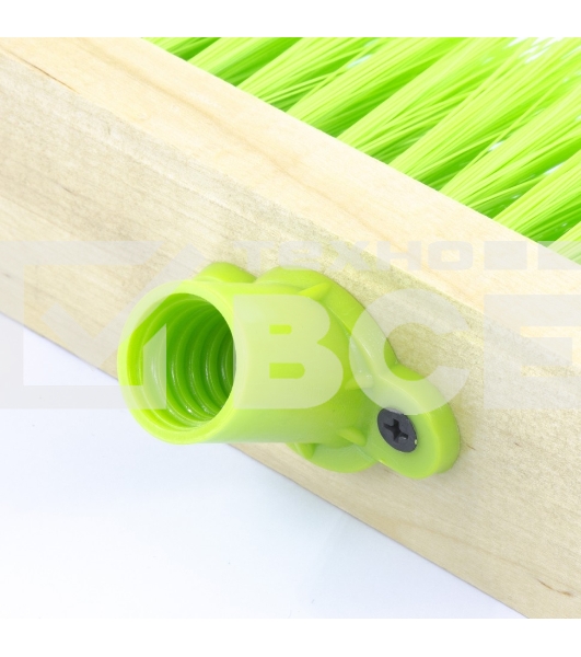 Щетка Сибртех деревянная для пола,400 мм5 рядтулейка с резьбой под углом, без черенка