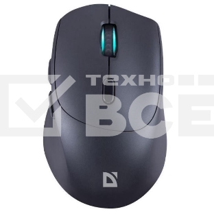 Мышь беспроводная Defender Effect X MS-095 черный, 1600 dpi, радиоканал, USB, кнопки - 6