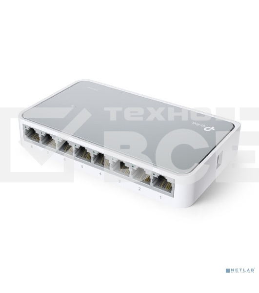 Коммутатор TP-Link SOHO TL-SF1008D Коммутатор 8-port 10/100M mini Desktop Switch, 8 10/100M RJ45 ports, Plastic case