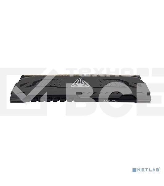 Оперативная память Patriot Viper Steel, DDR4, 8GB, 3000MHz, CL16, DIMM, с радиатором, черный