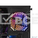 Компьютерный корпус Minitower Exegate EX294384RUS Mistery R2 (mATX, без БП, 2*USB+1*USB3.0, аудио, черный, 1 вент. 12см с RGB подсветкой и полоса на передней панели, боковая панель - закаленное стекло), фото7