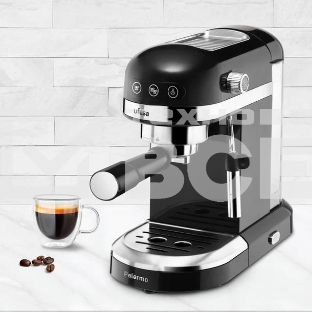 Кофеварка рожковая Ufesa PALERMO BLACK черный, исп. кофе - молотый, 1.5 л, 1350 Вт, 20 Бар.