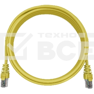 Патч-корд NTSS NTSS-PC-UTP-RJ45-5e-0.15-LSZH-YL NTSS-PC-UTP-RJ45-5E-0.15-LSZH UTP RJ-45 вил.-вилка RJ-45 кат.5E 0.15м желтый LSZH (уп.:1шт)