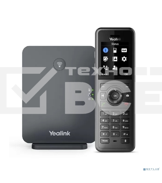 Телефон SIP Yealink W77P черный