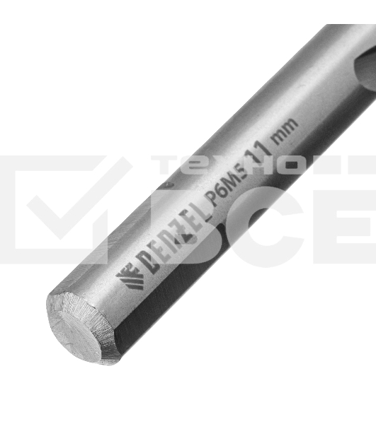 Сверло спиральное по металлу 11 x 142мм, Р6М5, Golden Tip Denzel