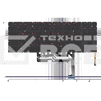 Клавиатура для ноутбука HP Omen 15-ek черная с красной подсветкой, фото2