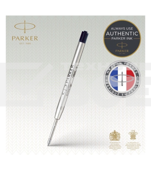 Стержень шариковый Parker QuinkFlow Z08 (CW1950372) M 1мм черные чернила блистер (2шт)