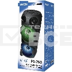 Колонка АС Sven PS-750, черный (80 Вт, TWS, Bluetooth, FM, USB, microSD, LED-дисплей, 2х4400мА*ч), фото2