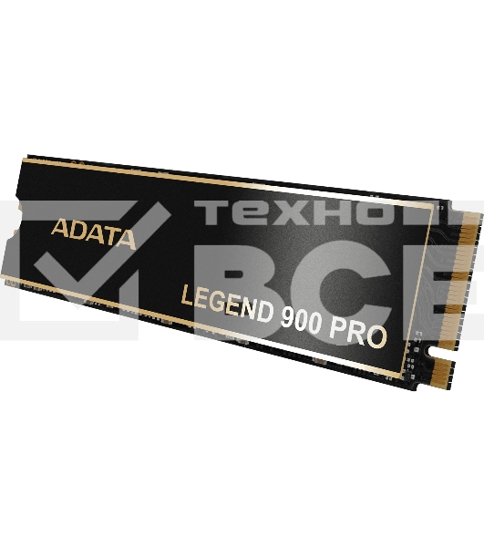 Твердотельный накопитель ADATA SSD LEGEND 900 PRO, 2000GB, M.2(22x80mm), NVMe 1.4, PCIe 4.0 x4, 3D NAND, R/W 7400/6500MB/s, IOPs н.д./н.д., TBW 1200, DWPD 0.3 (5 лет)