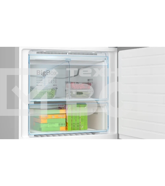 Холодильник Bosch KGN76CI30U серебристый двухкамерный 406/115л морозилка снизу, No Frost