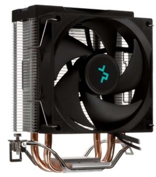 Кулер для процессора Deepcool AG300 G2 Soc-AM5/AM4/1200/1700/1851 серебристый/черный 4-pin 18-31dB Al+Cu 150W 350gr Ret (R-AG300-BKAMMG2)