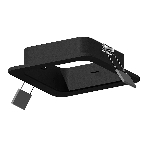 Корпус светильника C7902 SBK черный песок 90*90*H32mm MR16 GU5.3, фото9
