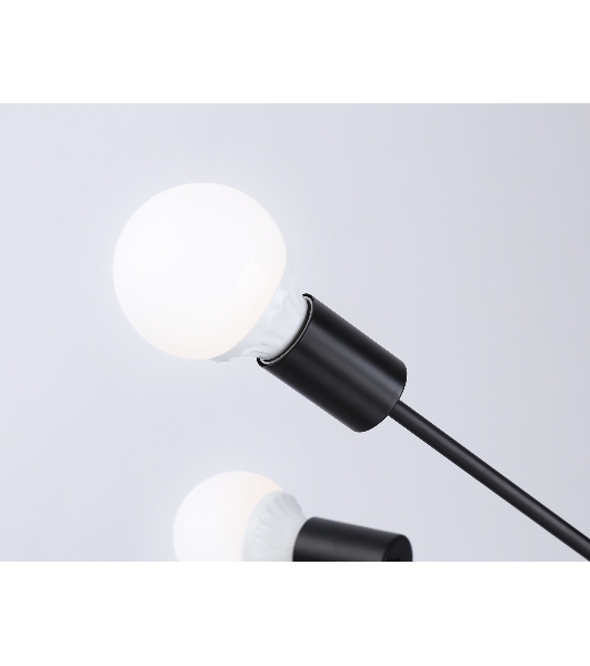Светильник Ambrella light TR80402/6 BK черный E27/6 max 60W D780*150