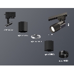 Светильник Ambrella light XT6302040 SBK/DCH/PBK черный песок/черный хром/черный полированный MR16 GU5.3, фото 1