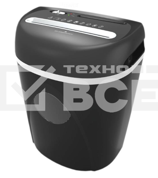 Шредер Office Kit S75 (секр.P-4)/фрагменты/15лист./27лтр./скрепки/скобы/пл.карты/CD