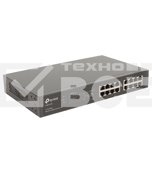 Коммутатор TP-LINK SMB TL-SG1016PE Easy Smart гигабитный 16-портовый коммутатор с 8 портами PoE+