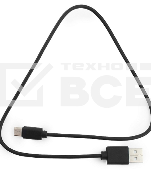 Кабель USB Гарнизон GCC-USB2-AMCM-0.5M, USB2.0 AM/ USB3.1 Type-C, 0.5м, пакет
