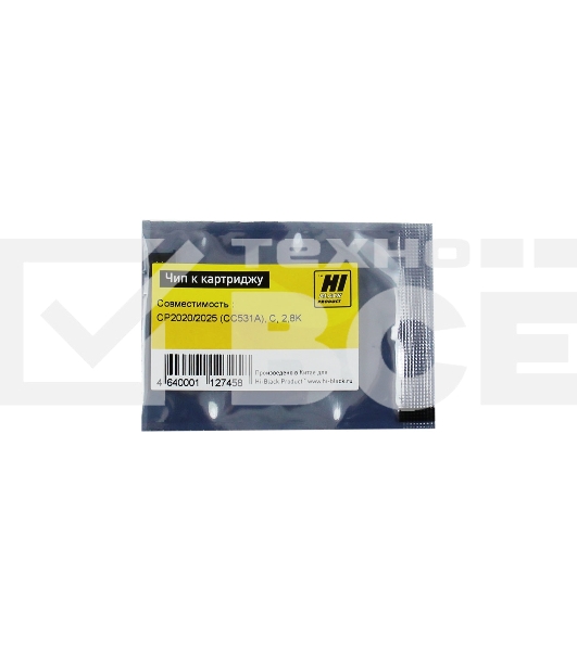 Чип Hi-Black к картриджу HP CLJ CP2020/2025 new, C, 2,8K