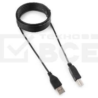 Кабель Гарнизон Кабель USB 2.0, AM/BM, 3м, пакет (GCC-USB2-AMBM-3M)
