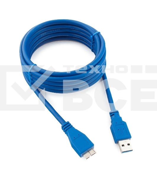 Кабель Gembird PRO CCP-mUSB3-AMBM-10, USB 3.0 кабель для соед. 3м А-microB (9 pin) позол.конт., пакет