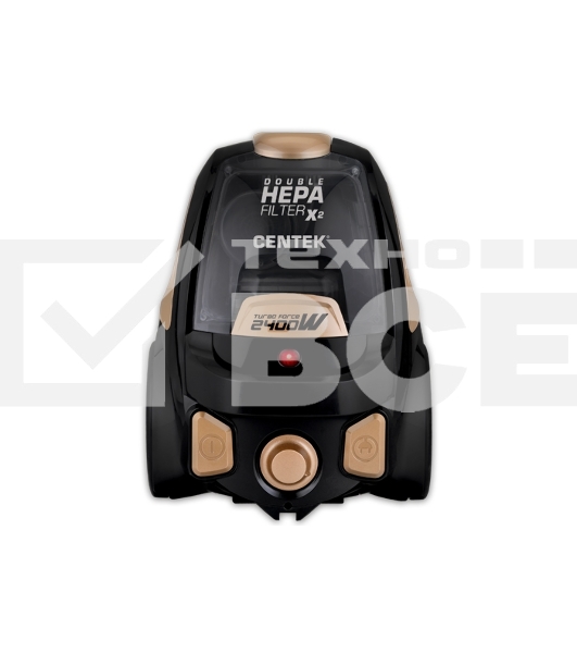 Пылесос Centek CT-2534 черно-бронзовый, 2400Вт, нера фильтр (в уп. 1 шт)