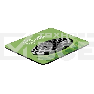 Коврик для мыши Cactus CS-MP-C01S зеленый 250x200x3мм