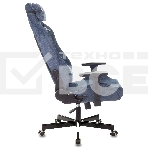 Кресло игровое Knight N1 Fabric синий Light-27 с подголов. крестовина металл, фото15